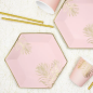 Preview: Teller Blaetter Rose von PartyDeco